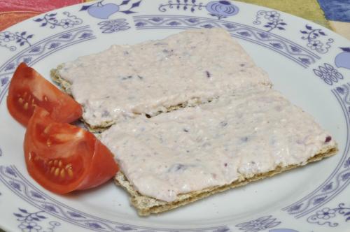 Jak uvařit tvarohová šunková pěna? Snadné recept, připravený za Do 30 minut